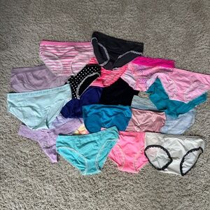 20 Piece Miscellaneous Victoria Secret Underwear Bundle